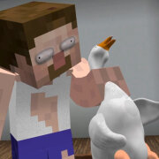 Титмаус - Батя душит гуся в minecraft!