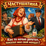 Частушатина - Как то ночью депутат, Показал мне свой мандат