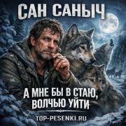 Сан Саныч - А мне бы в стаю, волчью уйти